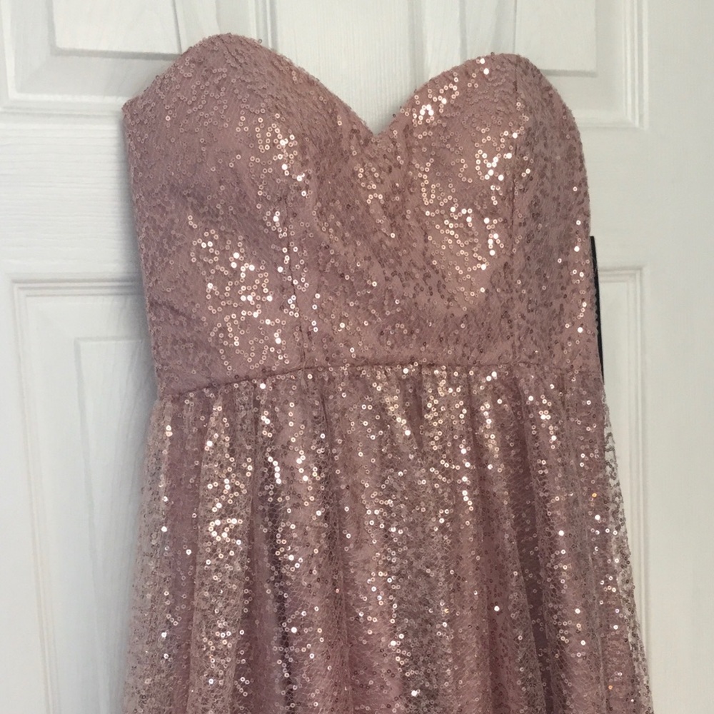 Decode 1.8 Blush Sequin dress size 8 New with tag
